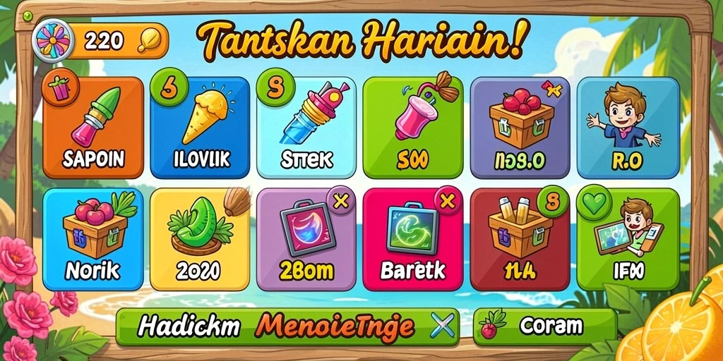 bolagila - Karakter yang dapat disesuaikan dengan berbagai opsi.